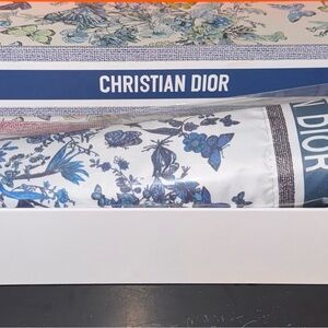 Dior Pattern Blue Floral Umbrella